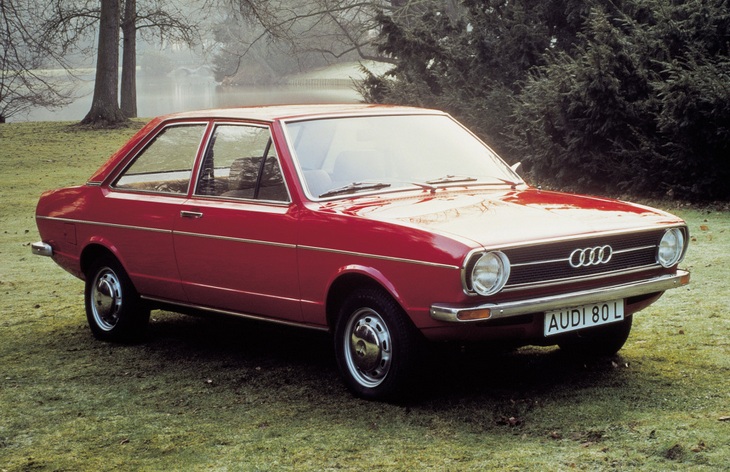 Двухдверный седан Audi 80 первого поколения (B1), 1972–1976