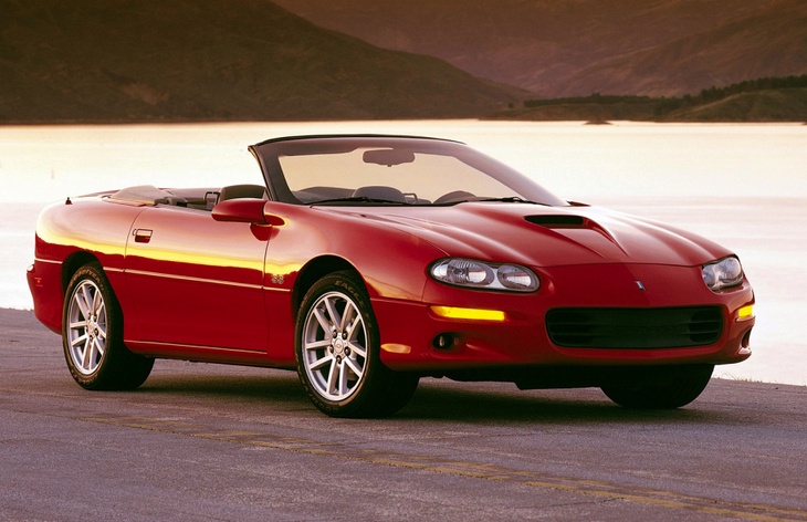 Кабриолет Chevrolet Camaro четвертого поколения после рестайлинга, 1998–2002