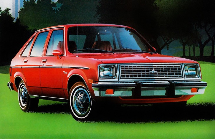 Хэтчбек Chevrolet Chevette для американского рынка после рестайлинга