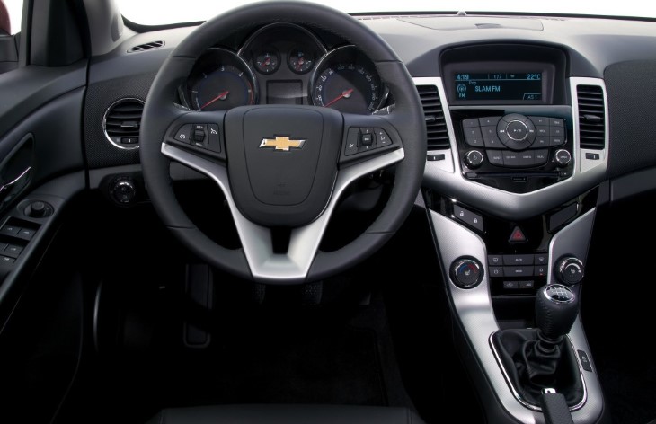Интерьер автомобиля Chevrolet Cruze