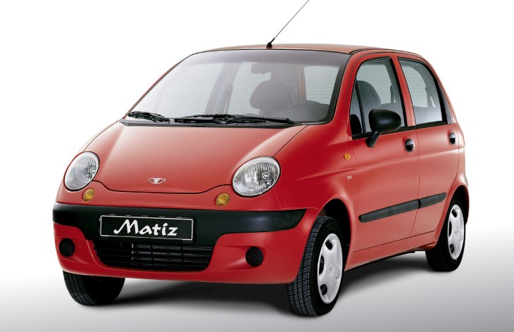 Хэтчбек Daewoo Matiz первого поколения после рестайлинга 2000 года