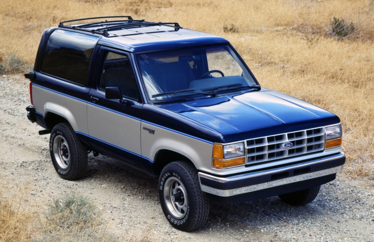 Внедорожник Ford Bronco II после рестайлинга, 1988