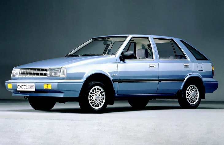 ����������� ������� Hyundai Excel ������� ���������, 1985�1989