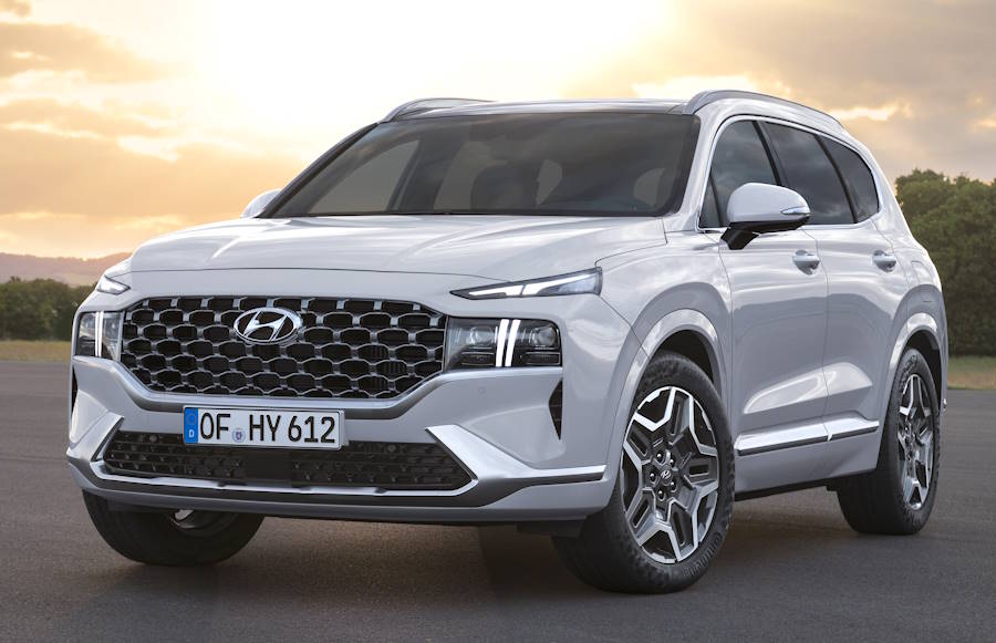 Кроссовер Hyundai Santa Fe четвёртого поколения после рестайлинга