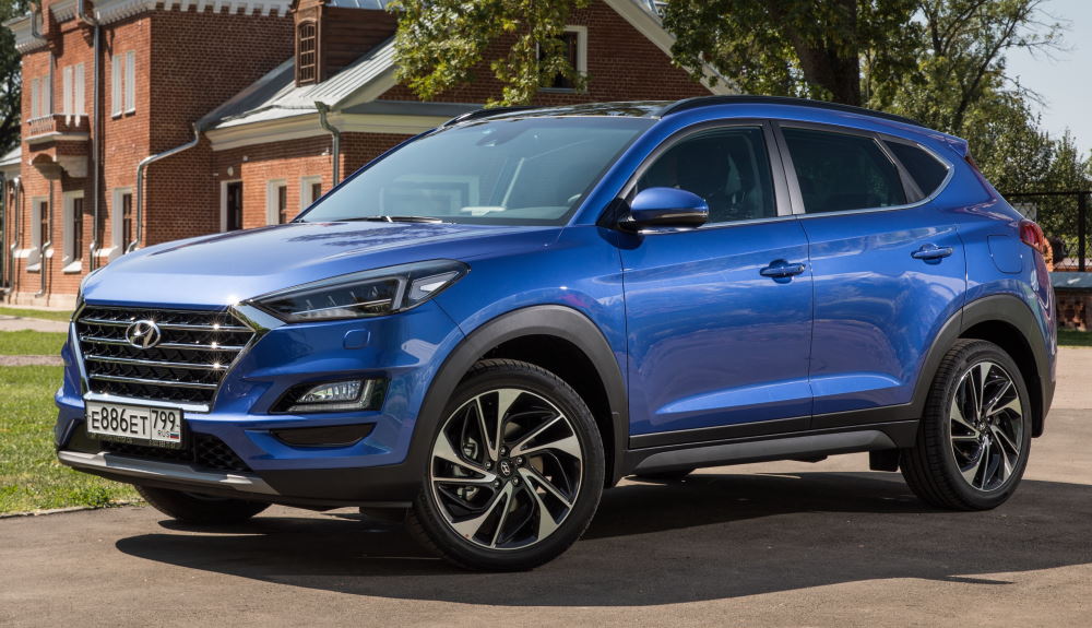 Кроссовер Hyundai Tucson второго поколения после рестайлинга