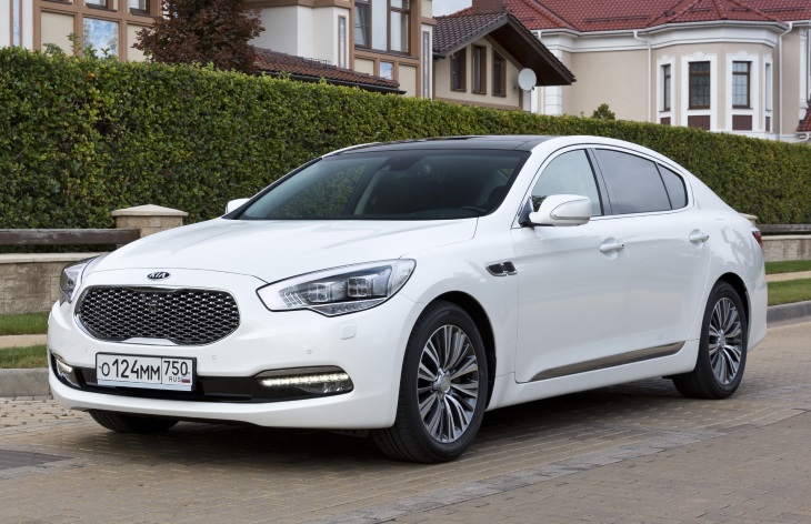 Седан Kia Quoris после рестайлинга, 2014–2018