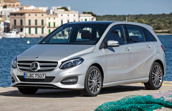 Компактвэн Mercedes-Benz B-класса второго поколения (W246) после рестайлинга