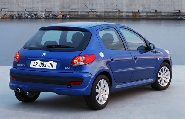 ����������� ������� Peugeot 206+