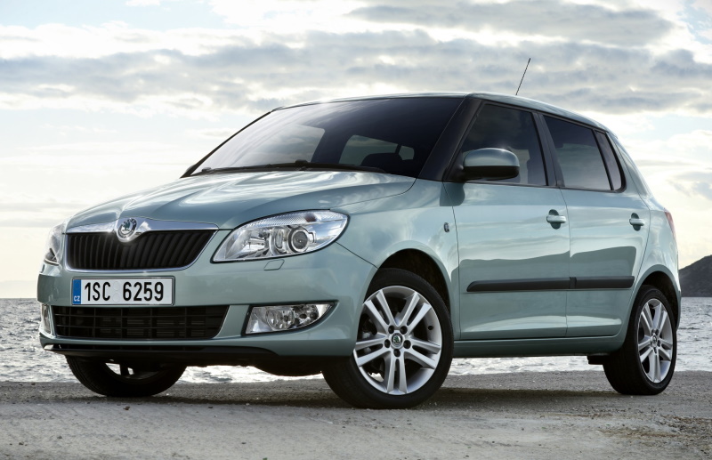 Хэтчбек Skoda Fabia второго поколения после рестайлинга