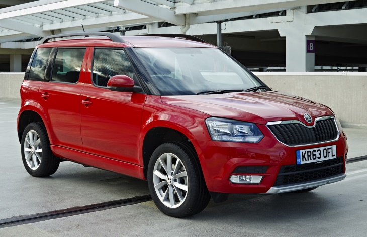 Кроссовер Skoda Yeti после рестайлинга 2013 года