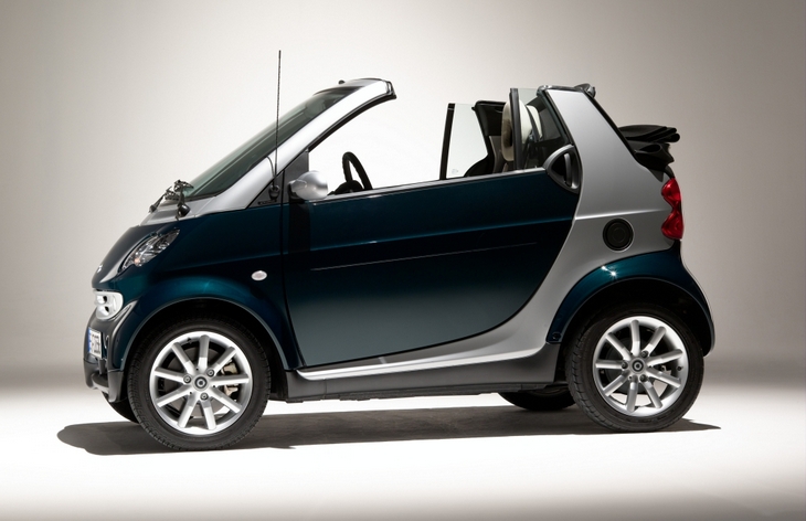 Кабриолет Smart Fortwo Cabrio первого поколения, 2000–2007
