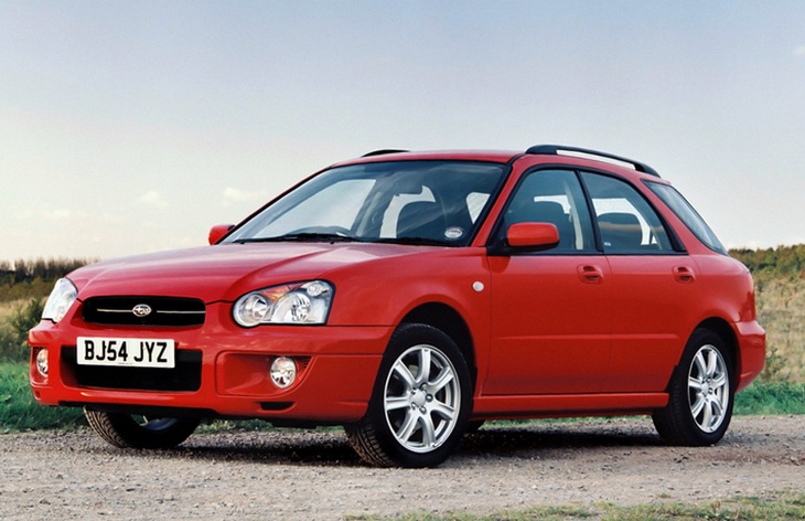 Универсал Subaru Impreza второго поколения после рестайлинга 2002 года