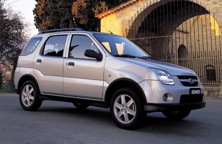 Пятидверный хэтчбек Suzuki Ignis первого поколения, 2003–2008
