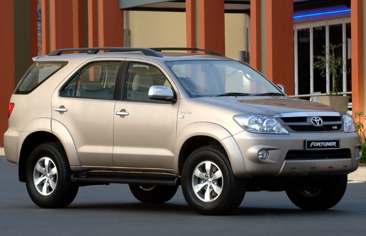 ����������� Toyota Fortuner ������� ���������, 2005�2016