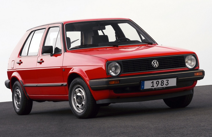 Пятидверный хэтчбек Volkswagen Golf второго поколения, 1983–1992