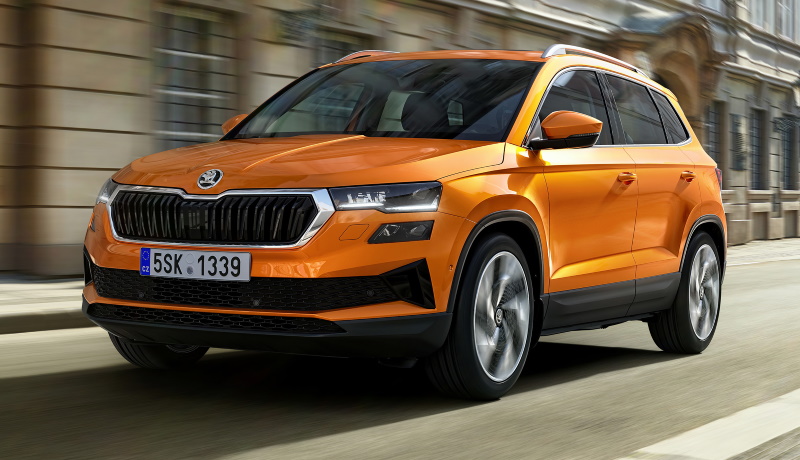 Обновлённый кроссовер Skoda Karoq появится в России весной 2022 года