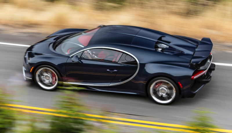 �� ����������� ������, Bugatti Chiron ����� ����������� �� ����� �� 2,4 �������