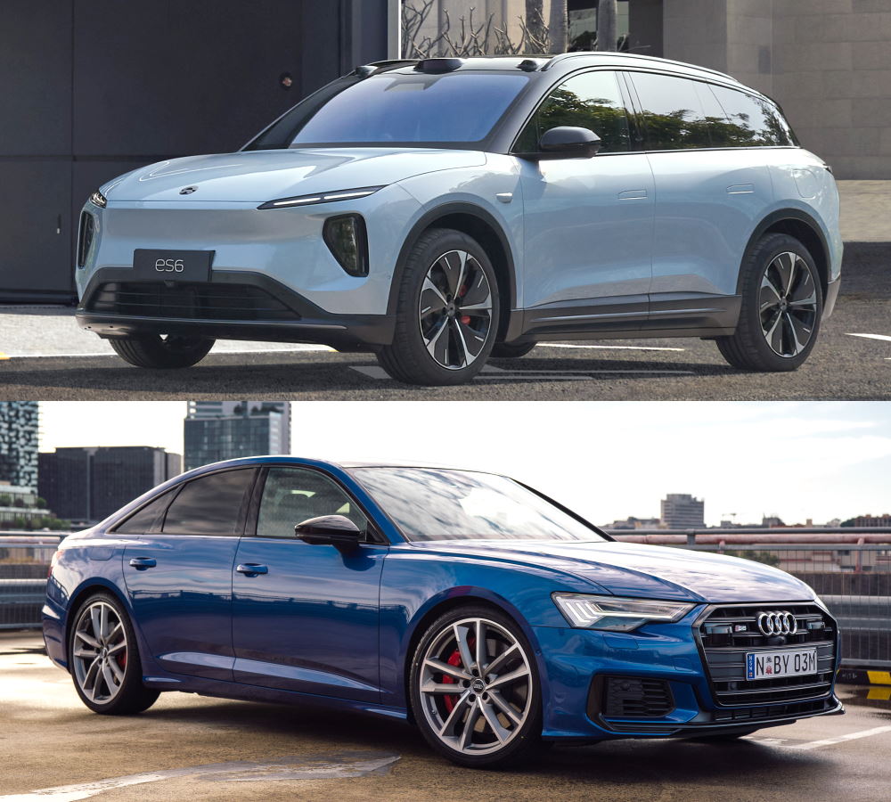 ���������������� Nio�ES6 (������) ����������� � 2019 ����. Audi�S6 ������������ � 1994 ����, ������ � ����� ����� ��������� ������ (�����)