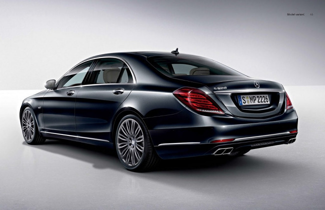 Появились первые изображения седана Mercedes-Benz S 600
