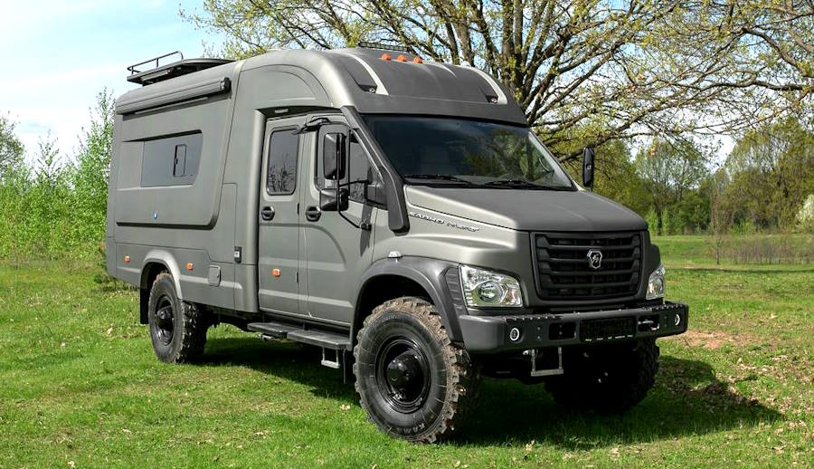 Новый автодом, рассчитанный на пять человек, сделали в России