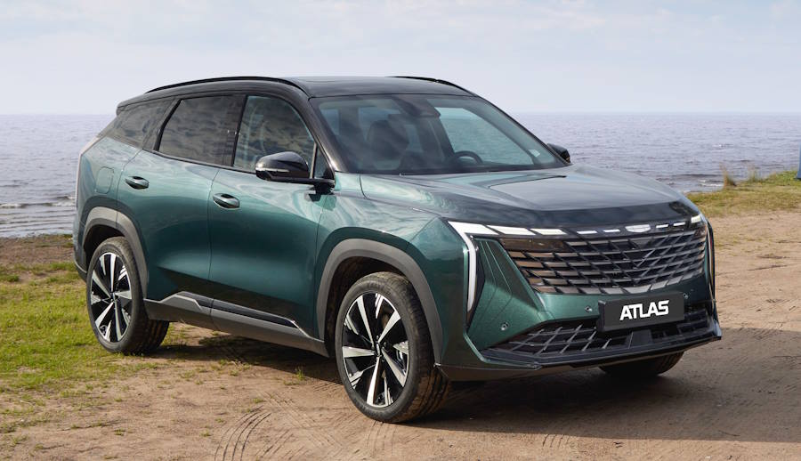 Полноприводный Geely Atlas начали продавать в России