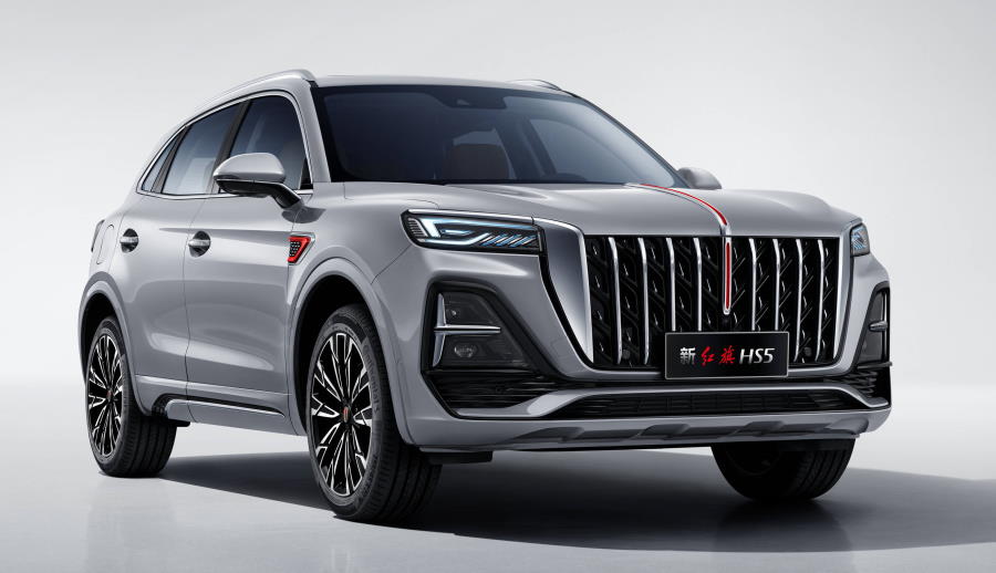 Обновлённый кроссовер Hongqi HS5 появился в России
