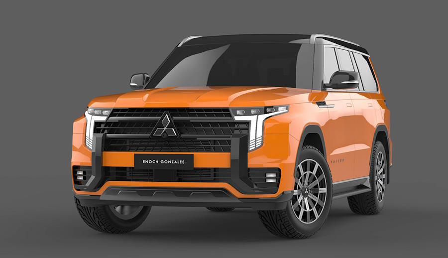 Как может выглядеть Mitsubishi Pajero нового поколения?