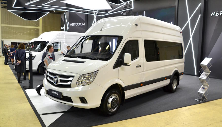 Автомобили Foton представили на выставке коммерческого транспорта в Москве