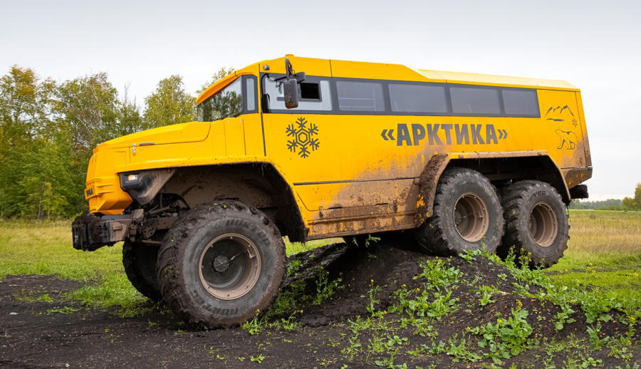 В России начнут выпуск автобусов-вездеходов, которые выдержат 50 градусов мороза