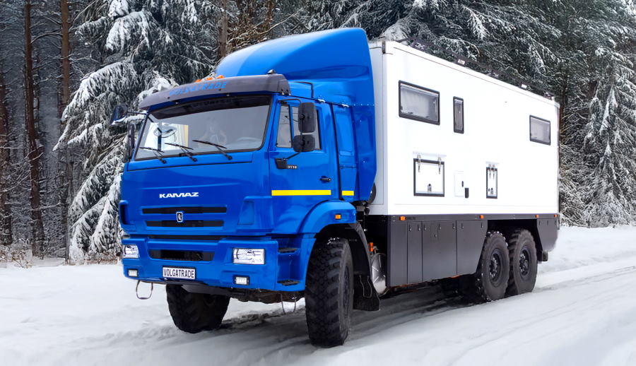 КАМАЗ показал автодом за 22 миллиона рублей. Что у него внутри?