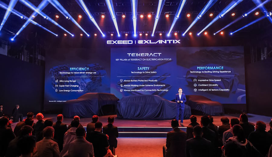 EXEED представил инновационную технологию Texxeract и новую дизайнерскую концепцию бренда