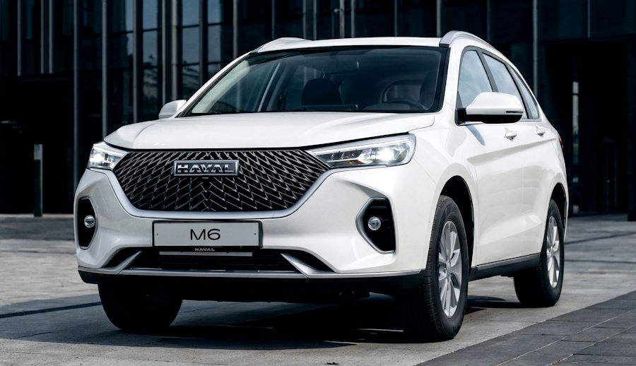 Обновлённый кроссовер Haval M6 начали продавать в России. Цена уже известна