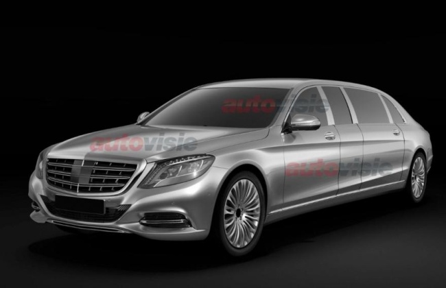 Mercedes-Benz Pullman представлен в патентных фотографиях