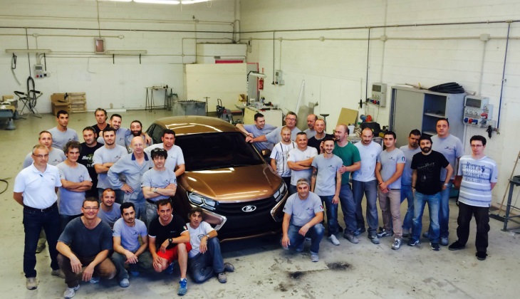 ���������� �������� Vercamodel Saro � �������-���� Lada XRAY, 2014 ���