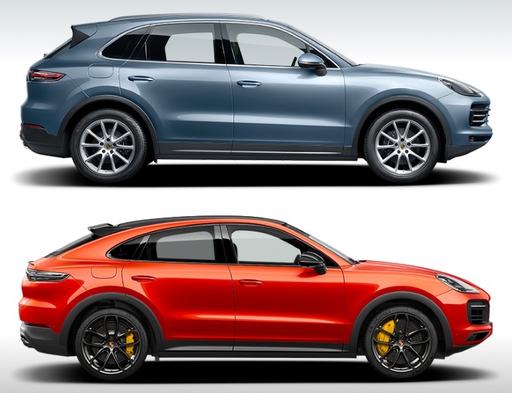 ������ � Porsche Cayenne, ���� � Porsche Cayenne Coupe