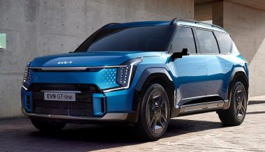 ����������� ����� Kia EV9 � ������� ������������� � ��������� �������