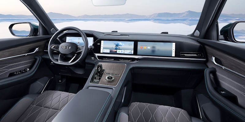� ���������� Geely Monjaro ��� ������ �������� ������ � ���������� �������
