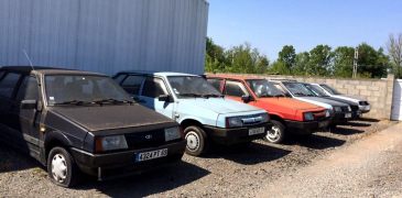 Заброшенный автосалон марки «Лада» во Франции